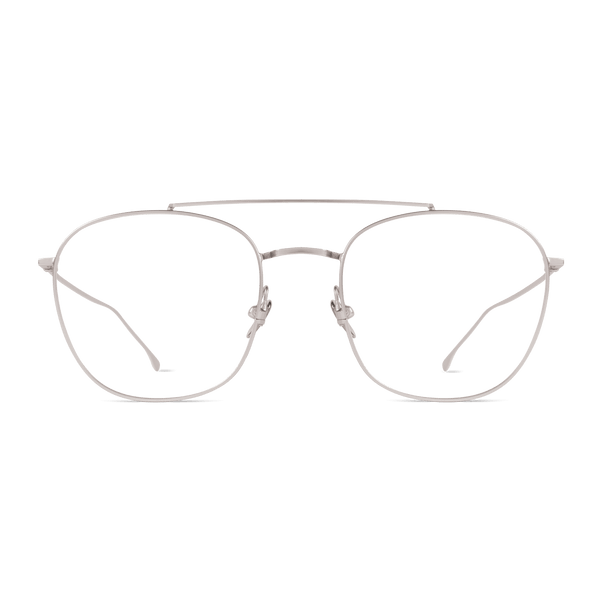 Raphael Optical / Silver Metal & Blue - Light Lens - Shade Files
